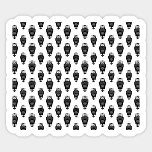 Night Owl Pattern Sticker